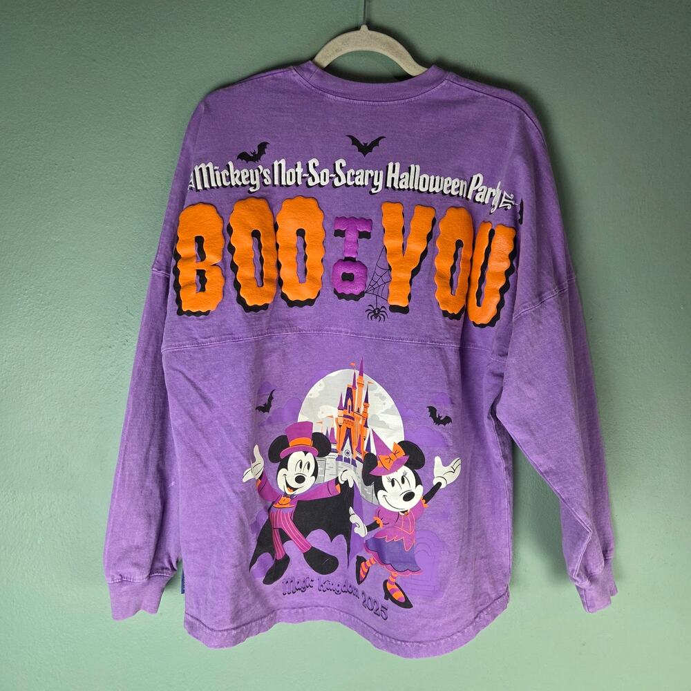 Disney Parks Spirit Unisex M Jersey Mickey's Not So Scary Halloween Party 2025